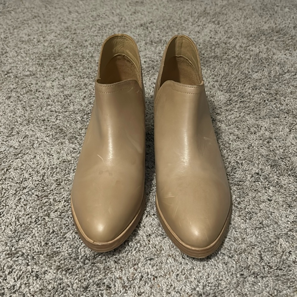 Nicole heeled booties worn once
